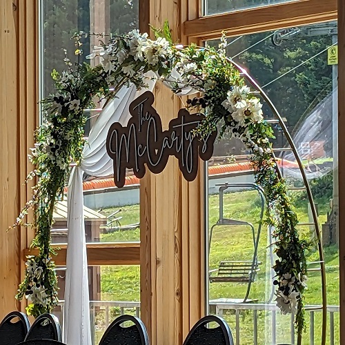 Round Metal Arch - Event Rentals