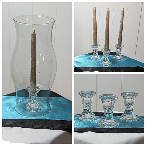 Taper Candle Holder - Event Rentals - affordable and simple wedding centerpiece ideas