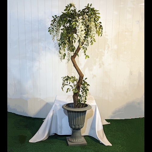 21'' Athena Urn - Artificial Trees/Floor Plants - fluted planter for rent