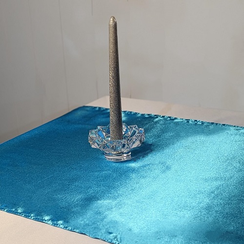 Satin Table Runner - Turquoise - Event Rentals