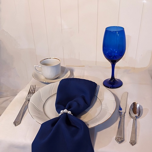 Wine Glass - Cobalt Blue - Event Rentals - Blue Wine Glass Rental