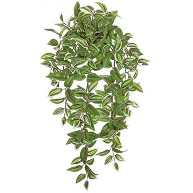 Tradescantia Hanging Bush - Greenery & Floral - hanging artificial buh