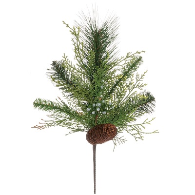 Mixed Pine Spray - Christmas - Holiday greenery picks for centerpieces